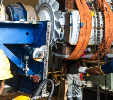 Fabrication of new motor shaft 360x320